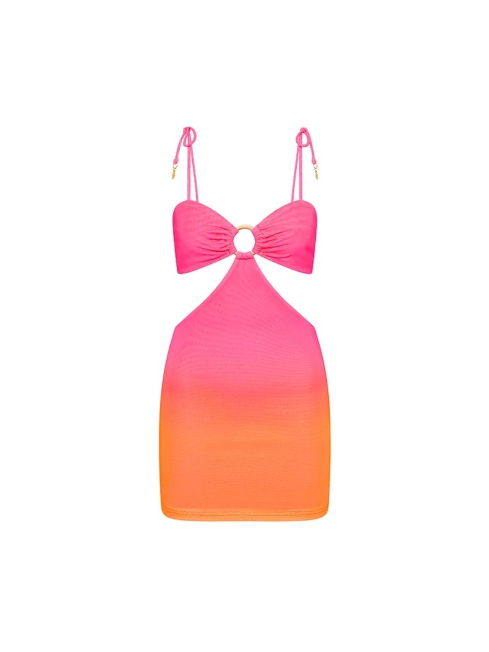 Kulani Kinis Ring Cut Out Mini Dress — Tropical Heatwave